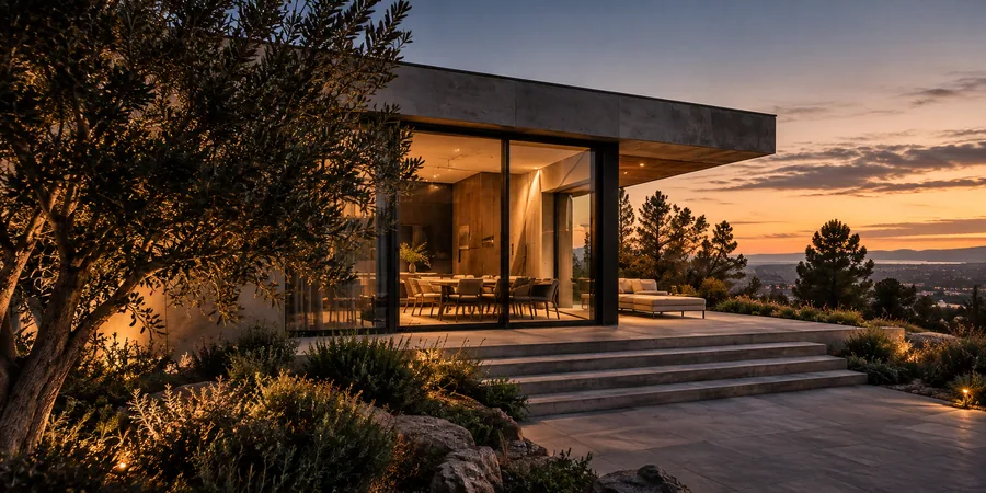Northline house in a landscape